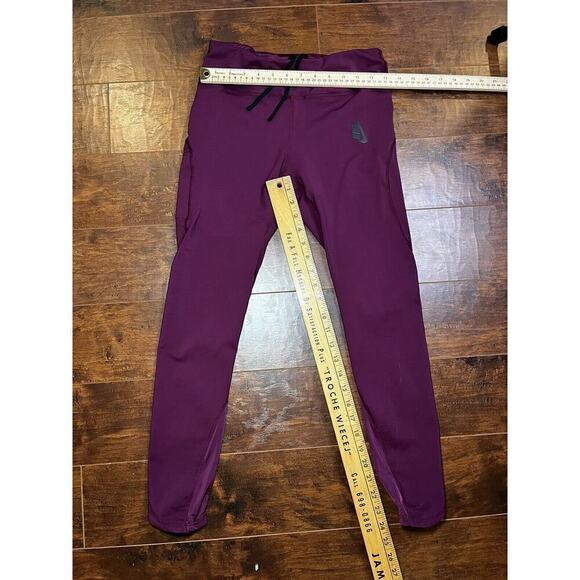 Nike Dri-Fit Waist Tie Running Ankle Athletic Work Out Leggings Size M - Picture 3 of 5
